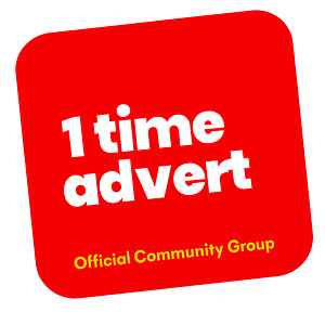 1 Time Advert